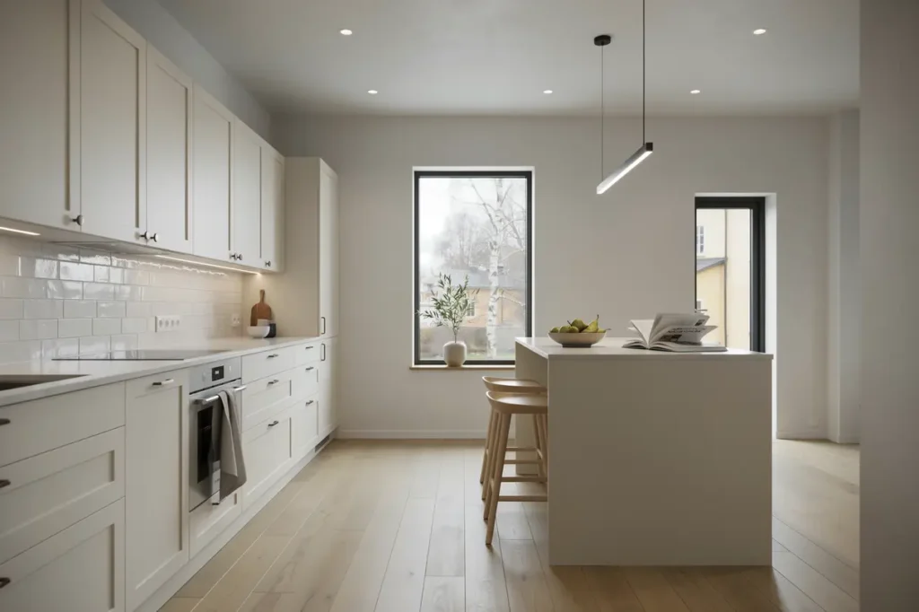 k ksrenovering med platsbyggd f rvaring och ny el i n sbypark t by