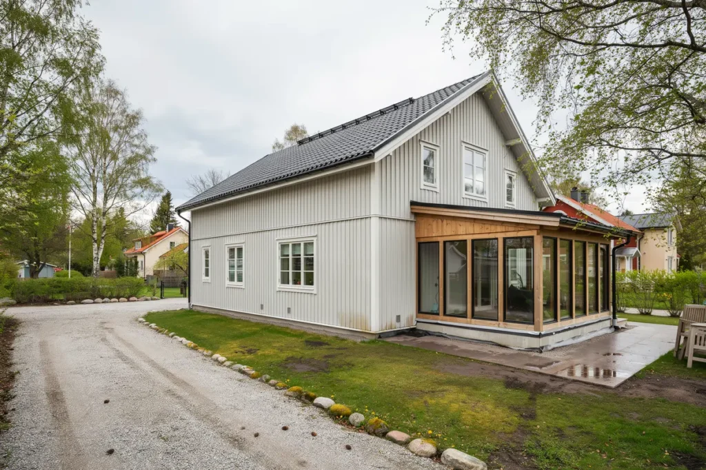 bygga uterum mot huset bygglov grund isolering och vad som p verkar kostnaden