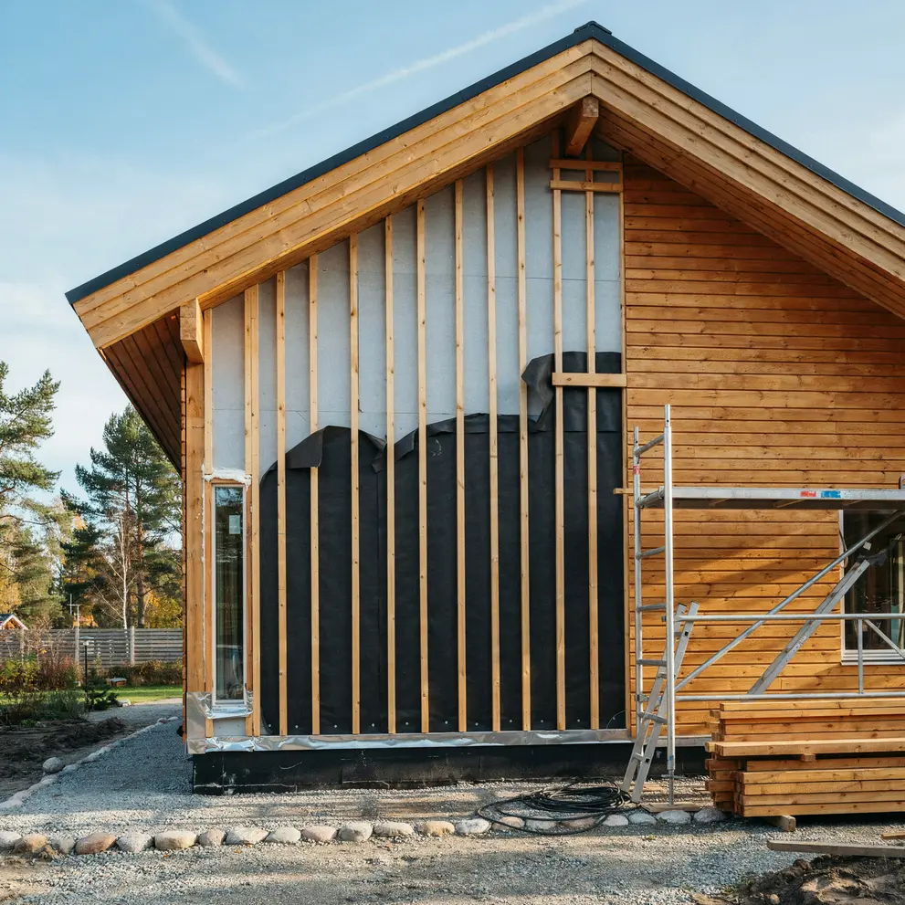 tillaggsisolering av fasad yttervagg i taby